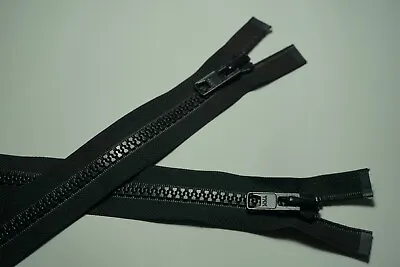 YKK NO.10 Black Vislon Zipper #10 Open End Separating Zipper  • £4.20