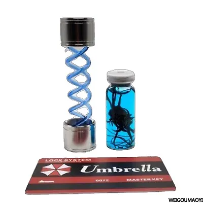 Resident Evil T-Virus G-Virus Glass Bottle Glass Test Tube Reproductions • $33.59