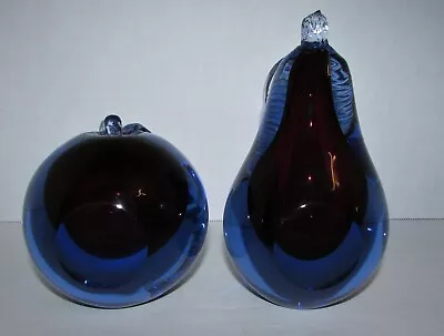 Vintage Murano Art Glass Alfredo Barbini Sommerso Bookends 1243 • $199.99