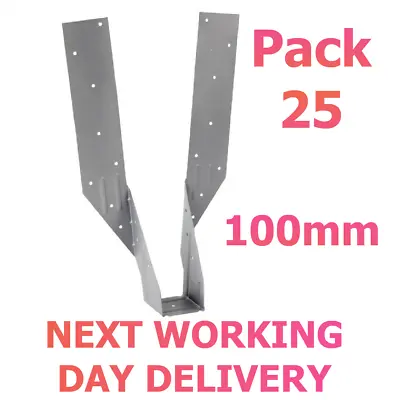£23.99 • Buy Jiffy Joist Hangers 100mm 4  - Pack 25 NEXT WORKING DAY
