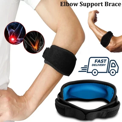 £4.49 • Buy Tennis Elbow Support Gym Brace Golfers Strap Epicondylitis Band Clasp Arthritis