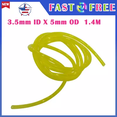 3.5mm ID X 5mm OD Yellow Tygon Tube Fuel Hose Line 1.5M For Chainsaw Blowers • $5.99