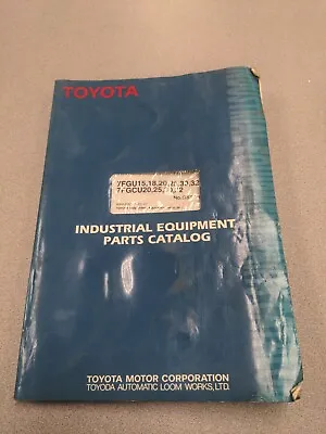 $48 • Buy Toyota Forklift 7FGU15-32 7FGCU20-32 Parts Catalog Manual