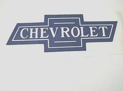 VINTAGE CHEVY BOW TIE  CLASSIC *STICRERS* 6.75   W  X  2.40  Sold In Lots Of (2) • $9.95