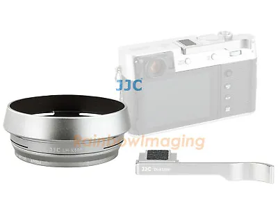 $30.25 • Buy JJC Silver Thumbs Up Grip Metal Lens Hood Shade For Fujifilm Fuji X100V X100F 