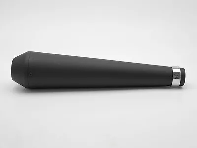£39.95 • Buy Silencer Exhaust Reverse Cone Megaphone 17  Shorty Black Cafe Vintage Custom