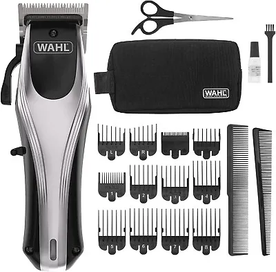 Wahl 9657-017 Rapid Clip Cord/Cordless Hair Clipper With 12 Attachment Combs • £32.99