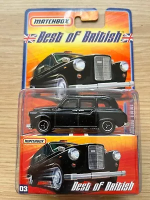 Matchbox Best Of British Austin FX4 London Taxi Black Very Rare 2006 • $18.95