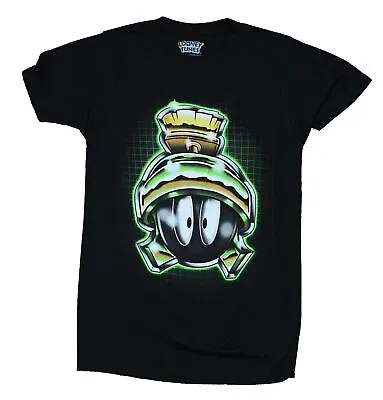 Marvin The Martian  Mens T-Shirt - Glowing Head Grid Image • $26.98