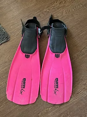 Women's Mares Plana LX  Scuba Diving Fins- Size Small- Hot Pink • $49.99