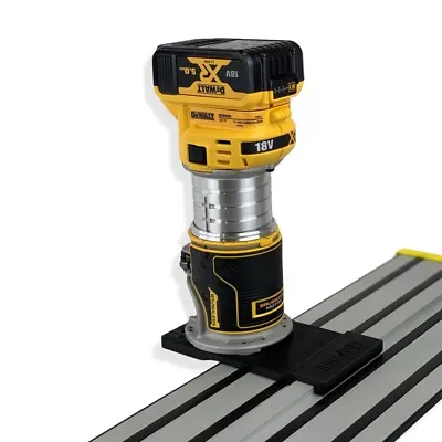 Dewalt DCW600 & DWP611 Router Guide Rail Adaptor To DEWALT Track/Rail • £22