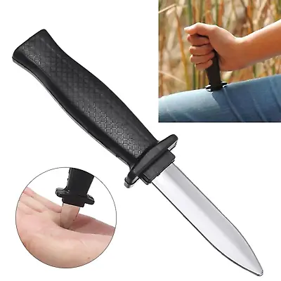 Fake Knife Magic Prop Prank Retractable Dagger Joke Trick Disappearing Blade Toy • $5.79