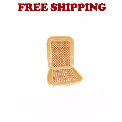 Brand New Car Truck Wood Beaded Seat Cool & Comfortable Cushion Color Natural • $19.83