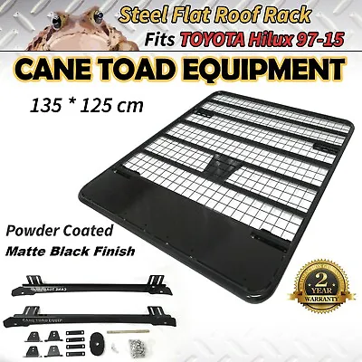 Roof Rack Fits TOYOTA Hilux 97-15 Ute Powder Coated Steel 4wd Luggage Basket Car • $339.95