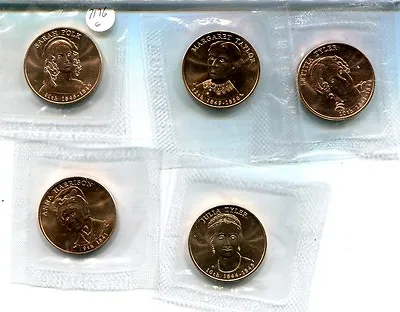 2009 United States President Women 5 Coin Bronze Medal Set Bu • $31.50