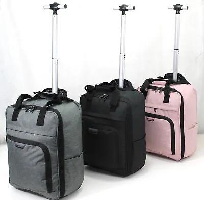 45x36x20cm Easy Jet Under Seat Travel Bag Hand Luggage Suitcase Cabin Trolley • £18.99