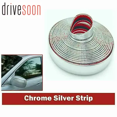 NEW 2'' Wide 10ft Chrome Molding Trim Automotive Trunk Body Side Bumper Strip • $13.99