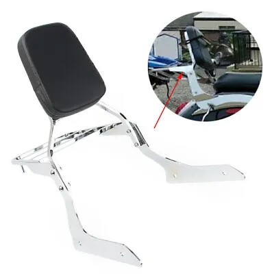 Steel Passenger Sissy Bar Back Rest Luggage Rack For Yamaha XVS1300A V Star 1300 • $123.57