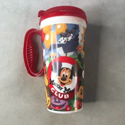 Disney Whirley Drink Works Mickey Mouse Club Mug Tumbler Travel Cup W/ Handle • $6.96
