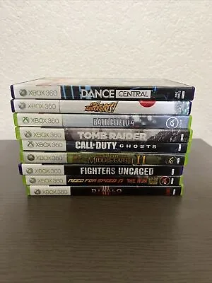 $9.99 • Buy Xbox 360 Games Bundle Lot Used