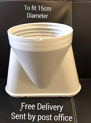 $19.99 • Buy Portable Air Conditioner Parts Outlet Oblate Gob Adaptor 15cm Dia Connector
