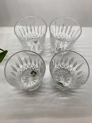 Mikasa OLD DUBLIN Double Old Fashioned Crystal Glasses NEW W/tags Set Of 4 • $100