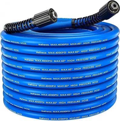 Flexible Pressure Washer Hose 25ft X 1/4  Kink Resistant Max 4000 Psi Power Wash • $28.99