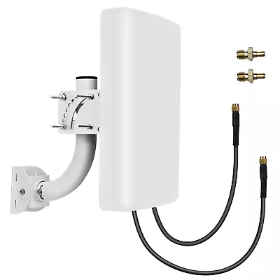 Cellular 4G 2X2 MIMO Panel Antenna TS9 Version 700-2700 Mhz 10dBi 4G LTE 3G • $109.99