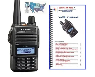 Yaesu FT-4XR Dual Band HT Transceiver With Nifty! Accessories Mini-Manual • $145.05