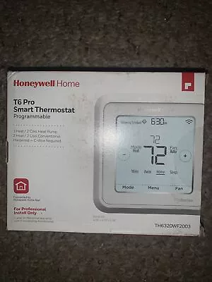 $63 • Buy Honeywell T6 Pro Smart Thermostat