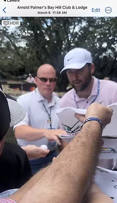 Scottie Scheffler Signed Authentic 2024 Arnold Palmer INV. Cap Proof At Bay Hill • $175