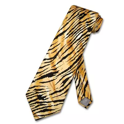 TIGER Animal Skin Print Design 100% SILK Neck Tie Mens NeckTie • $16.95