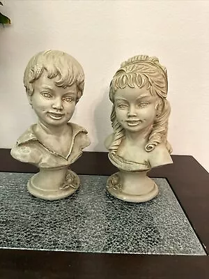 Vintage 1962 Universal Statuary Corr Chicago Josh Tonya S745b S745g  Sculpture • $21.50