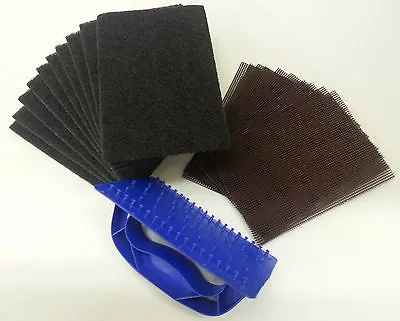 Griddle Grill Scourer Holder Mesh Screen Heavy Duty Oven Cleaning BBQ Cleaner • £20.50