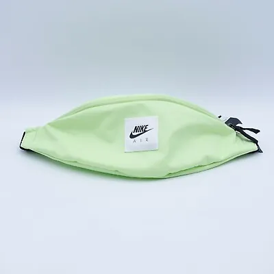 Nike Air Heritage Hip Pack DC7356-383 Black/Liquid Lime Waist Bag Fanny Pack • $23.71