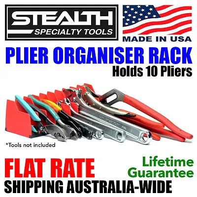 $29 • Buy STEALTH SPECIALTY TOOLS Plier Organiser Rack Tool Storage Toolbox Pliers ERNST