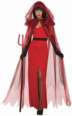 $16.27 • Buy Crimson Demoness Demon Devil Womens Adult Costume Standard Size NEW