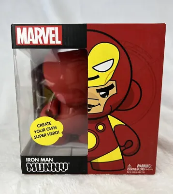 Kidrobot Marvel Munny World: Iron Man Action Figure 7  Create Your Own Superhero • $13.97