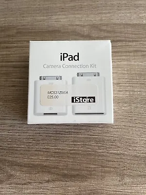 Apple IPad Camera Connection Kit MC531ZM/A NEW IN SEALED BOX • £14.99
