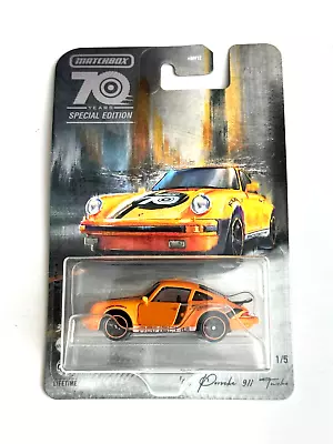 Matchbox '80 Porsche 911 Turbo #1 - 2023 Moving Parts 70 Years Special Edition • $14.99