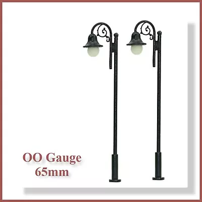 £5.99 • Buy LED Station Lighting 65mm 3v (Free 12v Resistor) - Suitable For OO Gauge (2pcs)