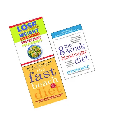 Michael Mosley Diet Plan 8-Week Blood Sugar Recipe 3 Books Collection Set New • £14.99