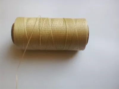 0.8 Mm Beige Wax Cotton Cord Macrame String Bracelet Necklace Sewing • £0.99