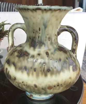 Royal Copenhagen Danish Stoneware: Bode Willumsen Vase Sung Glaze • $180