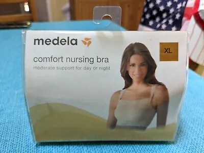 Medela Maternity & Nursing Comfort Bra. White. Extra Large. XL. NEW Open Box • $9