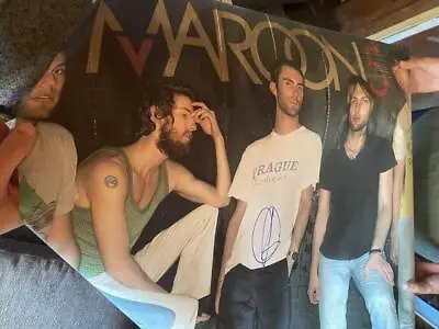 Adam Levine Signed Autograph Maroon 5 Poster - The Voice Stud Songs About Jane • $2000