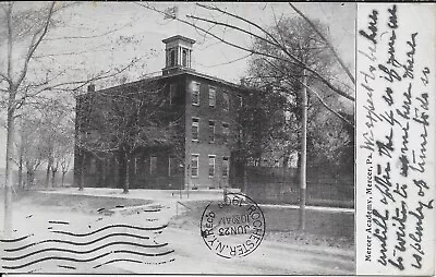 Mercer Academy Mercer PA Handsome Vintage Postcard Postally Used In 1908 • $9
