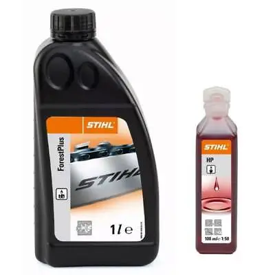 Stihl ForestPlus Chainsaw Oil For Bar And Chain 1L And/or Stihl 1 Shot 100ml Oil • £7.45