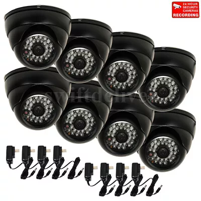 8 X Security Camera W/ SONY Effio CCD Wide Angle Len IR Night Vision Outdoor AK2 • $487.90