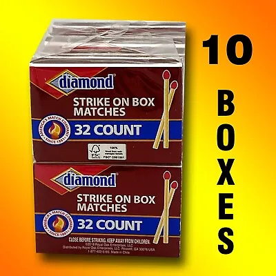 STRIKE ON BOX Matches - 10 Boxes - Camping Survival Perfect For EDC Kits • $10.97